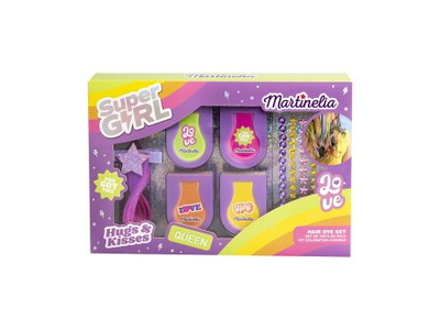 MARTINELIA SUPER GIRL HAIR DYE SET vaikų dovanų rinkinys