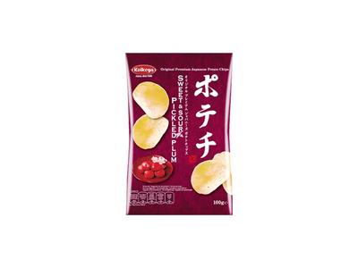 Potechi Sweet& Sour Pickled Plum Bulvių traškučiai 100 g
