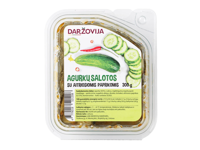 Agurkų salotos su čili, 300 g