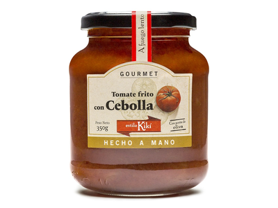 Padažas makaronams ESTILO KIKI Gourmet, keptų pomidorų, su svogūnu, 350 g