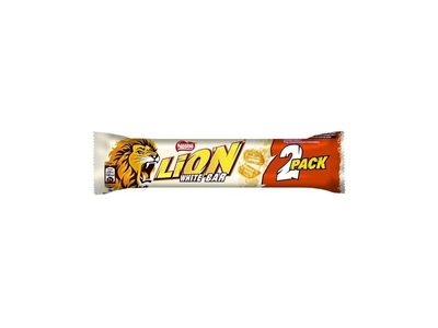 Šokoladinis batonėlis NESTLE LION WHITE 2PACK, 60 g