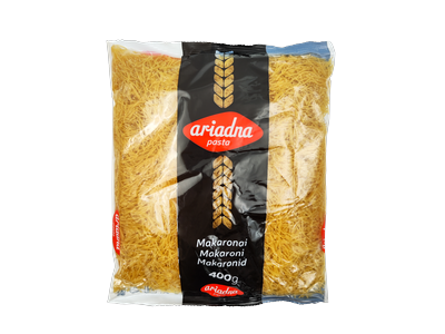 Makaronai ARIADNA, vermišeliai, 400 g