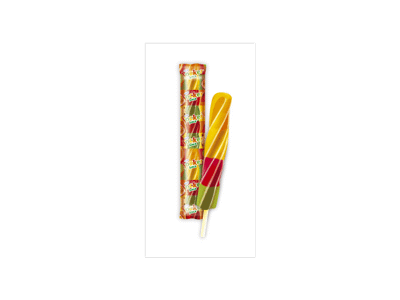 Įvairių vaisių ir uogų ledai JOCKER JUICE, 80 g