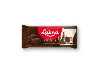 Juodasis šokoladas VILNIUS, 90 g