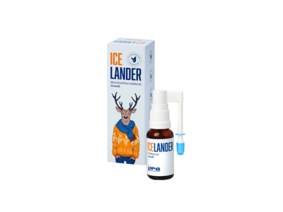 Gerklės purškalas ICELANDER, 20 ml