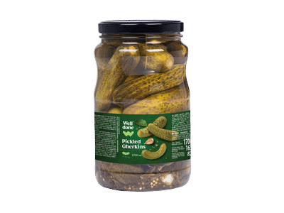 Marinuoti agurkai WELL DONE, 1650 g