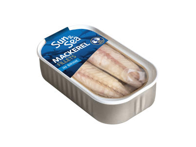 Skumbrės filė SUN&SEA savo sultyse, 115 g
