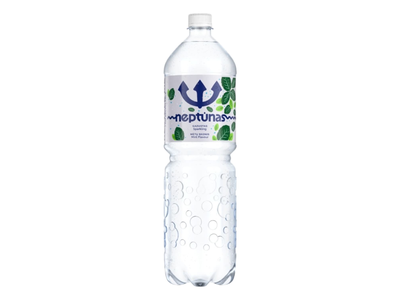 Gazuotas vanduo NEPTŪNAS, mėtų skonio, 1,5 l, 1.5 l
