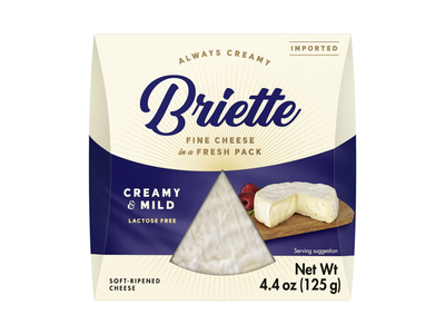Sūris BRIETTE CREAMY AND MILD, 60 %, 125 g