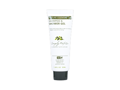 Šampūnas ir dušo želė Simple Nature, 30 ml