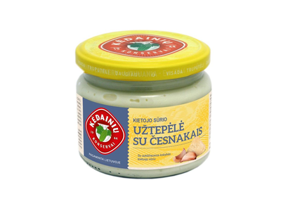 Kietojo sūrio užtepėlė su česnakais, 280 g
