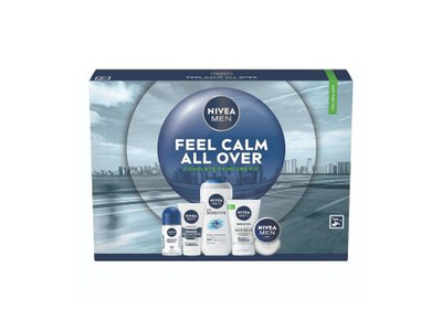 NIVEA MEN FEEL CALM ALL OVER vyrų kosmetikos rinkinys