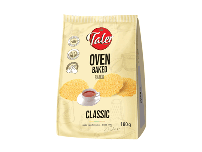 KLASIKINIAI traškučiai TALER OVEN BAKED, 180 g