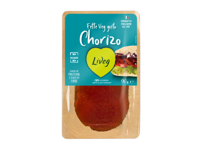 Aštrus veganiškas užkandis iš kviečių SPICY CHORIZO STYLE, 90 g