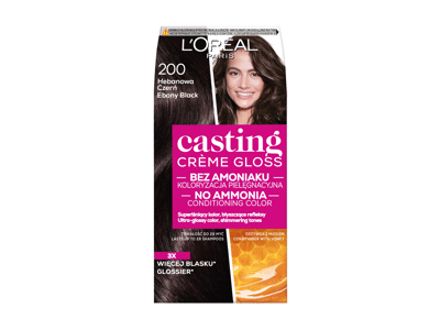 Plaukų dažai L'OREAL CASTING CREME GLOSS, Nr. 200, 1 vnt.