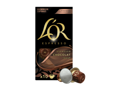 Kavos kapsulės L'OR, šokolado skonio, 52 g