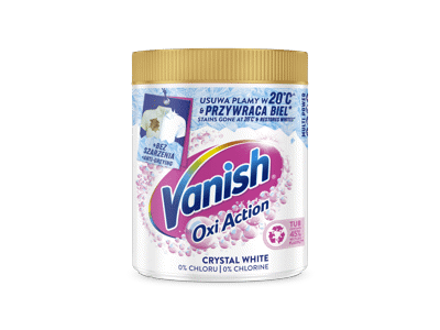 Baltų skalbinių dėmių šalinimo milteliai „Vanish Oxi Action“, 970 g