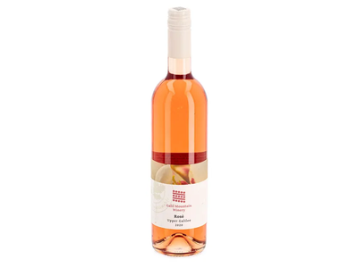 Rausvasis sausas košerinis vynas GALIL MOUNTAIN KOSCHER ROSE (11,5%), 0,75 l