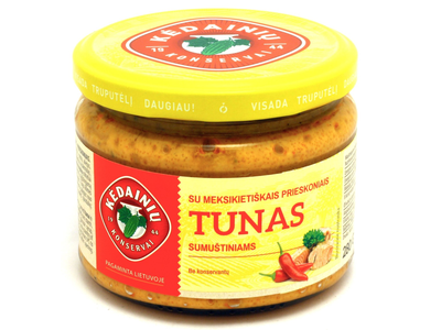 KĖDAINIŲ tunas sumuštiniams su meksikietiškais prieskoniais, 280g