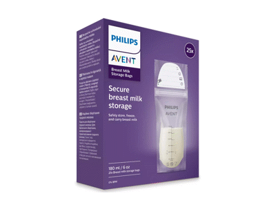 Maišeliai PHILIPS AVENT pienui laikyti, 25 vnt.