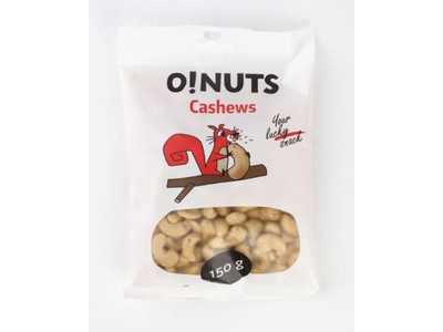 Anakardžių riešutai O!NUTS, 150 g