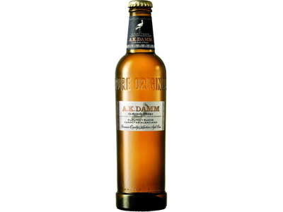 Alus A.K. DAMM, šviesus, 4,8%, 0,33 l, butelis