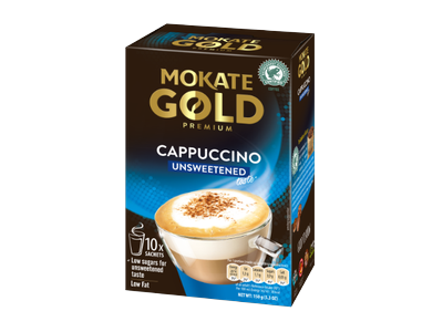 Kavos gėrimas MOKATE Gold Premium Cappuccino, becukrė, 10 x 14g