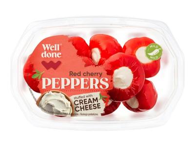 Vyšninės paprikos su sūriu WELL DONE, 49 % rieb., 150 g