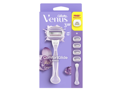 Skustuvas GILLETTE VENUS BREEZE + 4 galvutės