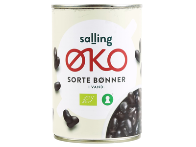 Ekol. juod. pupelės SALLING EKO, 420/252 g
