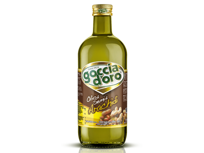 Žemės riešutų aliejus GOCCIA D'ORO 1 l