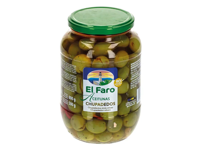 Alyvuogės EL FARO CHUPADEDOS, 850 ml