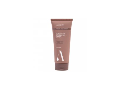 Vidutinis/tamsus savaiminio įdegio losjonas AZURE TAN NOURISH AND GLOW, 200 ml