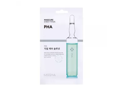 MISSHA veido kaukė MASCURE SHEET MASK PHA, 1 vnt.
