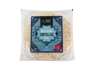 Įvairių grūdų tortilijos RIMI PLANET, 370g