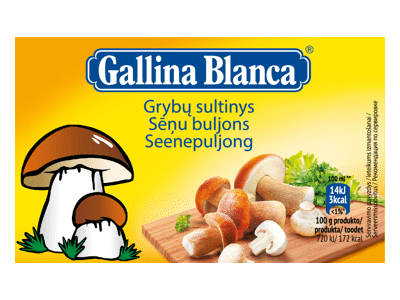 Grybų sultinys GALLINA BLANCA, 80 g