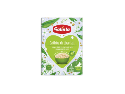 Grikių dribsniai GALINTA, 4 x 60 g, 240 g