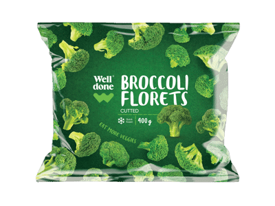 Šaldyti brokoliai WELL DONE, 400 g