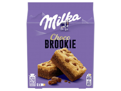 Pyragėliai CHOCO BROOKIE MILKA, 132 g