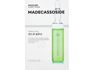 Veido kaukė Missha Madecassoside Soothing and moisturizing, 28 ml