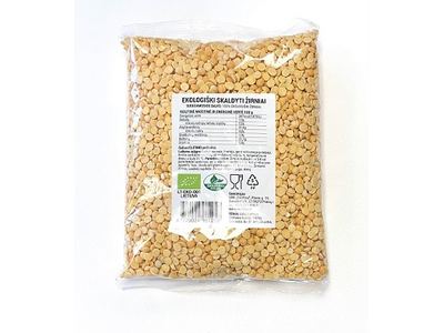 Ekologiški žirniai EKOFRISA, skaldyti, 1 kg LT-EKO-001