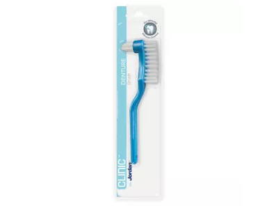 JORDAN šepetėlis protezams CLINIC DENTURE BRUSH, 1 vnt.