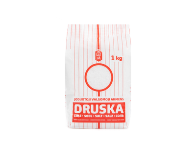 Valgomoji akmens druska SALT hill, su jodu, 1 kg