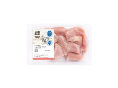 NAUJA! Kalakutienos filė gabaliukai WELL DONE, 250 g, 250 g