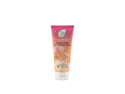 BIOconTé BABY drėkinamasis veido ir kūno kremas su abrikosų užpilu, 100 ml