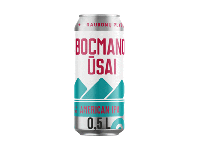 RAUDONŲ PLYTŲ alus BOCMANO ŪSAI, 500 ml