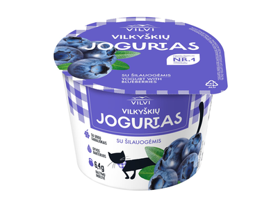 Jogurtas VILKYŠKIŲ su šil.3,6 % rieb. 200 g
