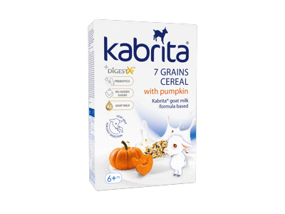 KABRITA 7 grūdų košė su moliūgu, nuo 6 mėn.