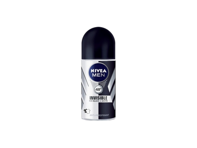 Vyriškas rutulinis dezodorantas NIVEA black & white, 50 ml