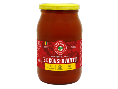 Pomidorų padažas KĖDAINIŲ, be konservantų, 970 g